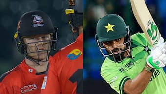 Sam Billings' Instagram story led to a barrage of criticism for Babar Azam. Images: PSL/Reuters
