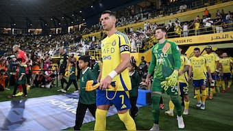 Cristiano Ronaldo apparently wants coach Stefano Pioli out of Al Nassr. Image: Reuters
