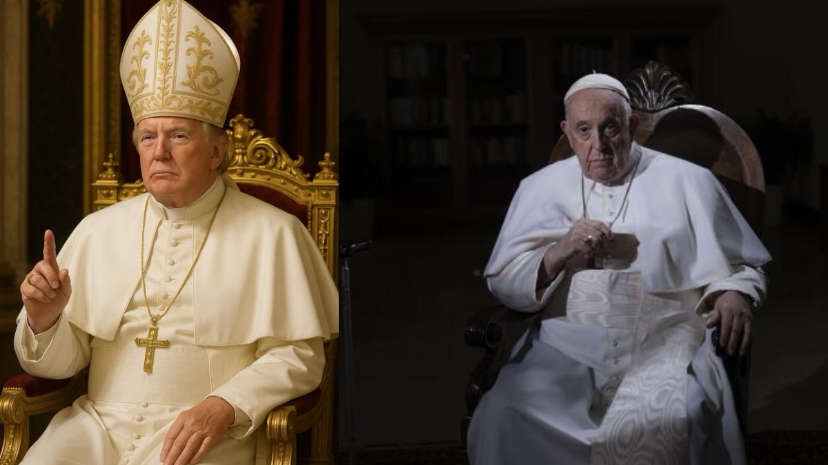 'God Complex?' Trump shares AI image of himself as Pope leaving netizens shocked 'God Complex?' Trump shares AI image of himself as Pope leaving netizens shocked