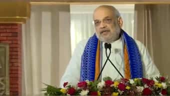 Home Minister Amit Shah during an event in New Delhi on Thursday. ANI