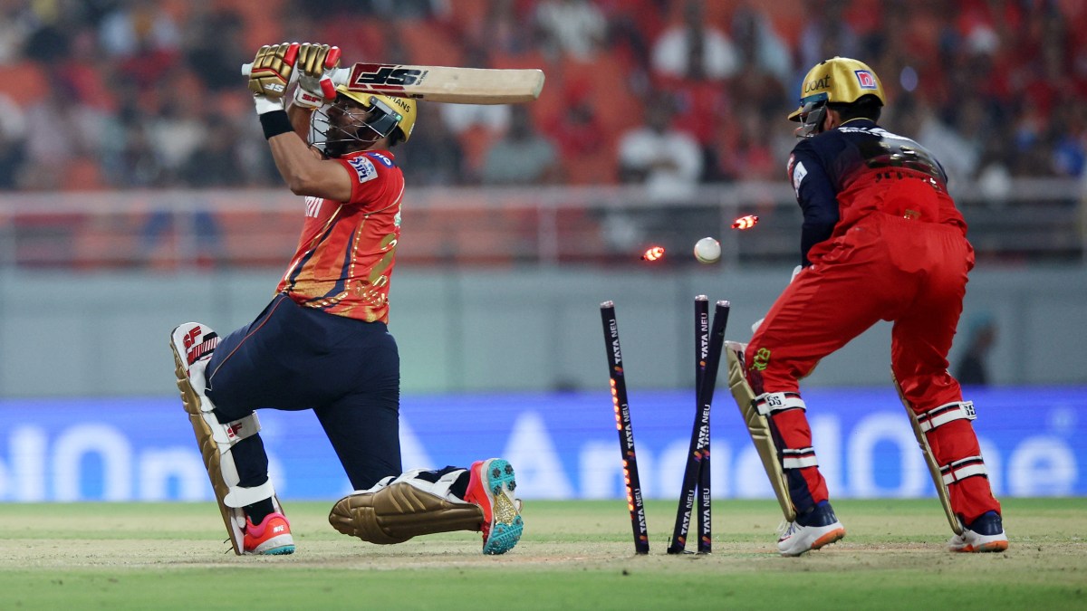 Punjab Kings middle-order batter Shashank Singh is clean bowled by Royal Challengers Bengaluru wrist-spinner Suyash Sharma during Qualifier 1 of IPL 2025 in Mullanpur. Reuters Punjab Kings middle-order batter Shashank Singh is clean bowled by Royal Challengers Bengaluru wrist-spinner Suyash Sharma during Qualifier 1 of IPL 2025 in Mullanpur. Reuters