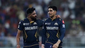 Shubman Gill's Gujarat Titans were knocked out of IPL 2025 by Mumbai Indians. Image: Reuters