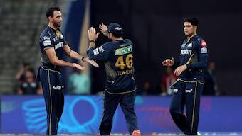 Shubman Gill's strategy of using Prasidh Krishna during IPL 2025 Eliminator is being criticised. Image: Reuters
