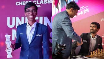 R Praggnanandhaa won the Superbet Chess Classic in Romania but D Gukesh had a tough time in the tournament. Images: Grand Chess Tour on X
