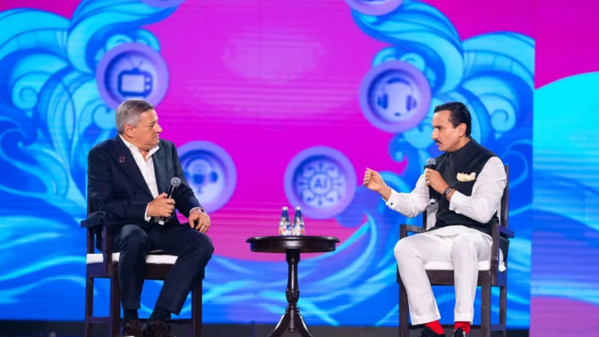 Firstpost At Waves 2025: 'Netflix Has Fueled $2B+ Economic Impact in India post Covid,' says Co-CEO Ted Sarandos to Saif Ali Khan Firstpost At Waves 2025: 'Netflix Has Fueled $2B+ Economic Impact in India post Covid,' says Co-CEO Ted Sarandos to Saif Ali Khan