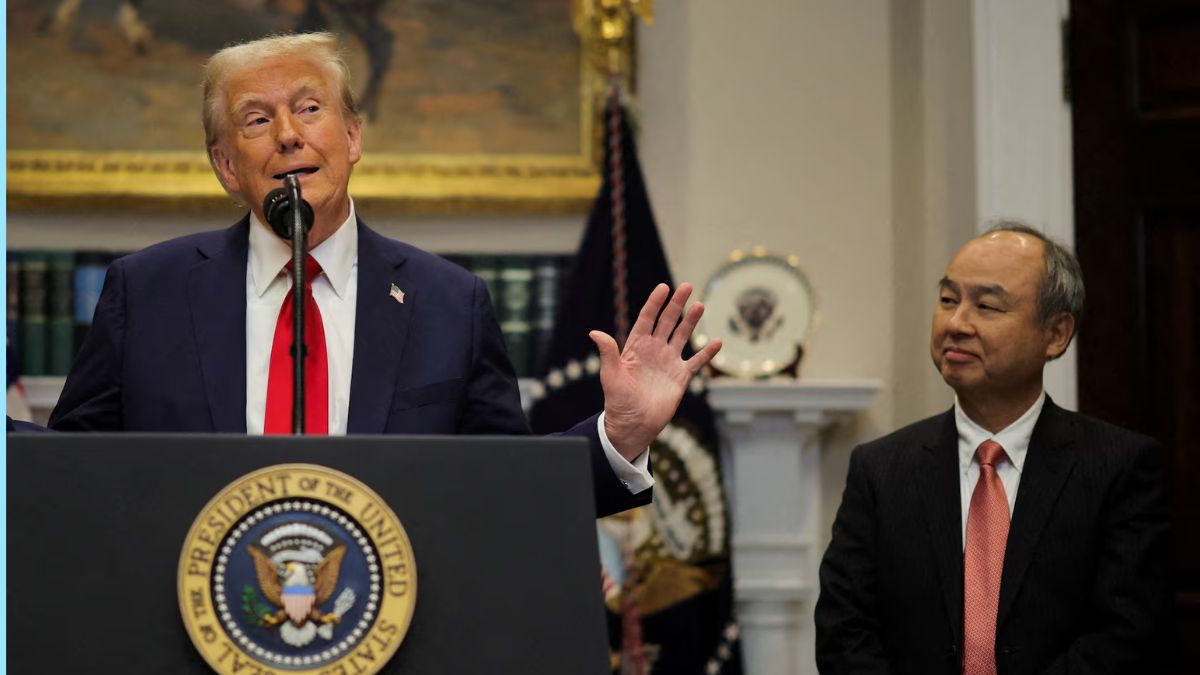 US President Donald Trump (L) and SoftBank's Masayoshi Son (R) are known to be close. Reuters US President Donald Trump (L) and SoftBank's Masayoshi Son (R) are known to be close. Reuters