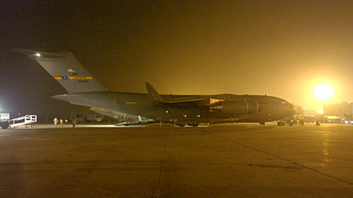 India has struck three Pakistan Air Force (PAF) bases in Murid, Rafiqui Shorkot and the Nur Khan base at Rawalpindi. Representational image of a plane docked at Nur Khan base: Wikimedia Commons India has struck three Pakistan Air Force (PAF) bases in Murid, Rafiqui Shorkot and the Nur Khan base at Rawalpindi. Representational image of a plane docked at Nur Khan base: Wikimedia Commons