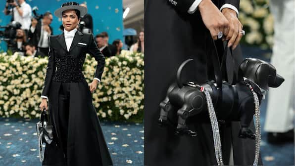 Mona Patel brings robotic dog to Met Gala. Meet Vector