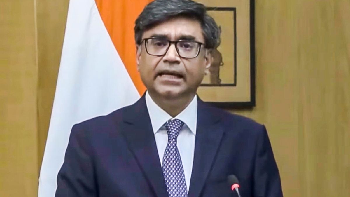 Foreign Secretary Vikram Misri addresses a press conference, in New Delhi, May 8, 2025. PTI Foreign Secretary Vikram Misri addresses a press conference, in New Delhi, May 8, 2025. PTI