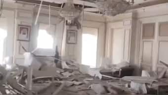 Rahim Yar Khan air base hit by an Indian missile. Image Courtesy: CNN-News18