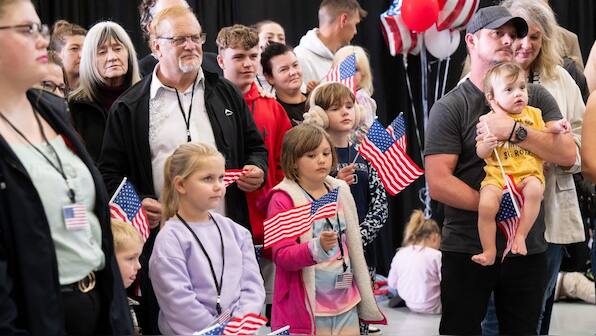 'Welcome to the land of the free': First batch of white South Africans arrive in US as refugees