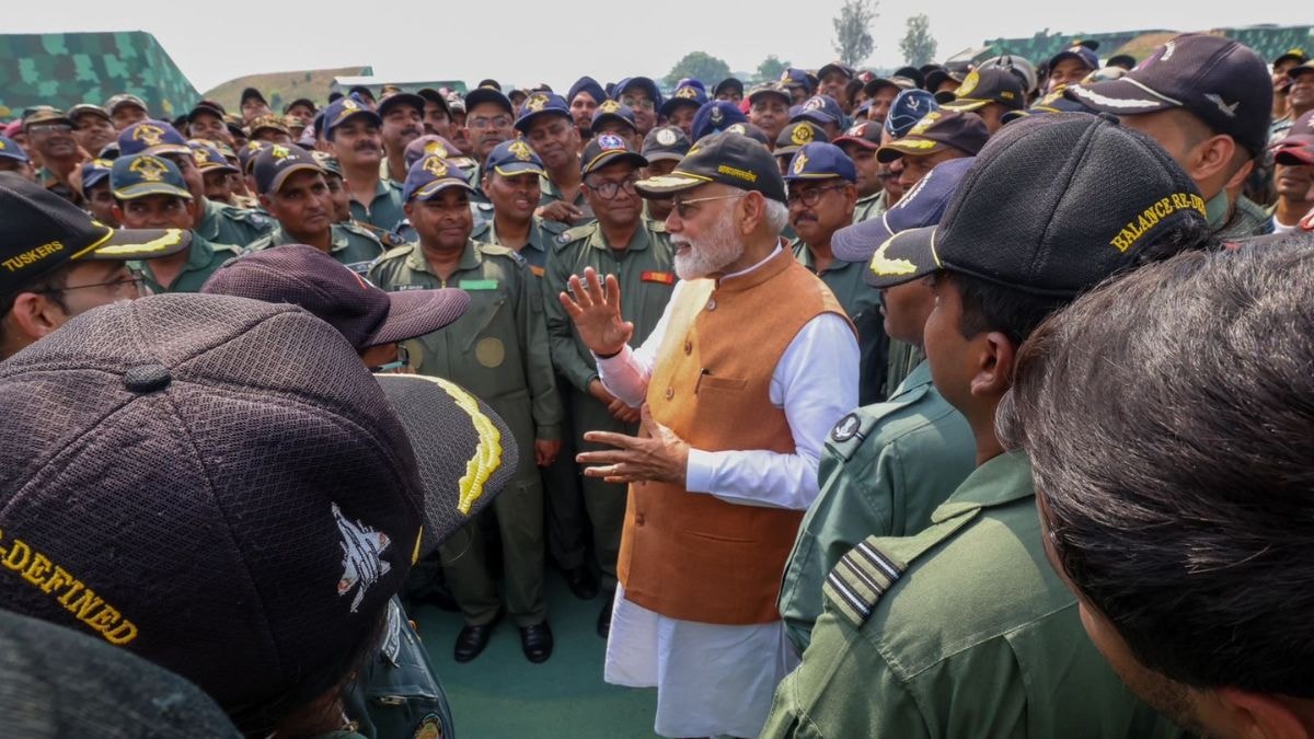 Day after Op Sindoor address, PM Modi visits Adampur airbase Pakistan tried to attack