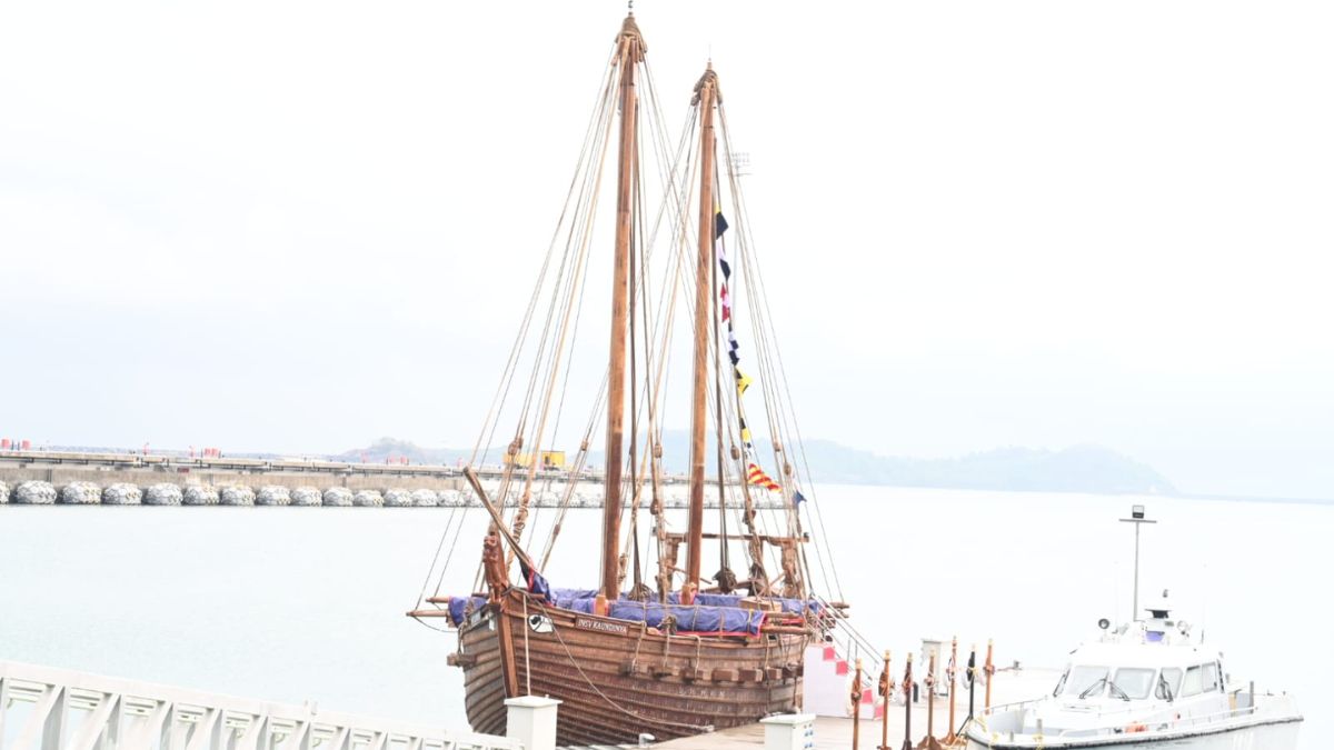 INSV Kaundinya: Indian Navy’s ‘stitched ship’ inspired by 5th century Ajanta painting INSV Kaundinya: Indian Navy’s ‘stitched ship’ inspired by 5th century Ajanta painting