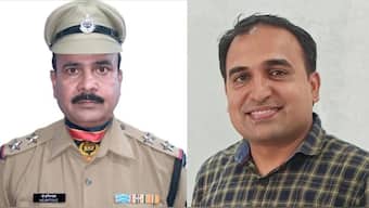 BSF sub-inspector Mohammed Imteyaz and Sergeant Surendra Kumar Moga. Image: X
