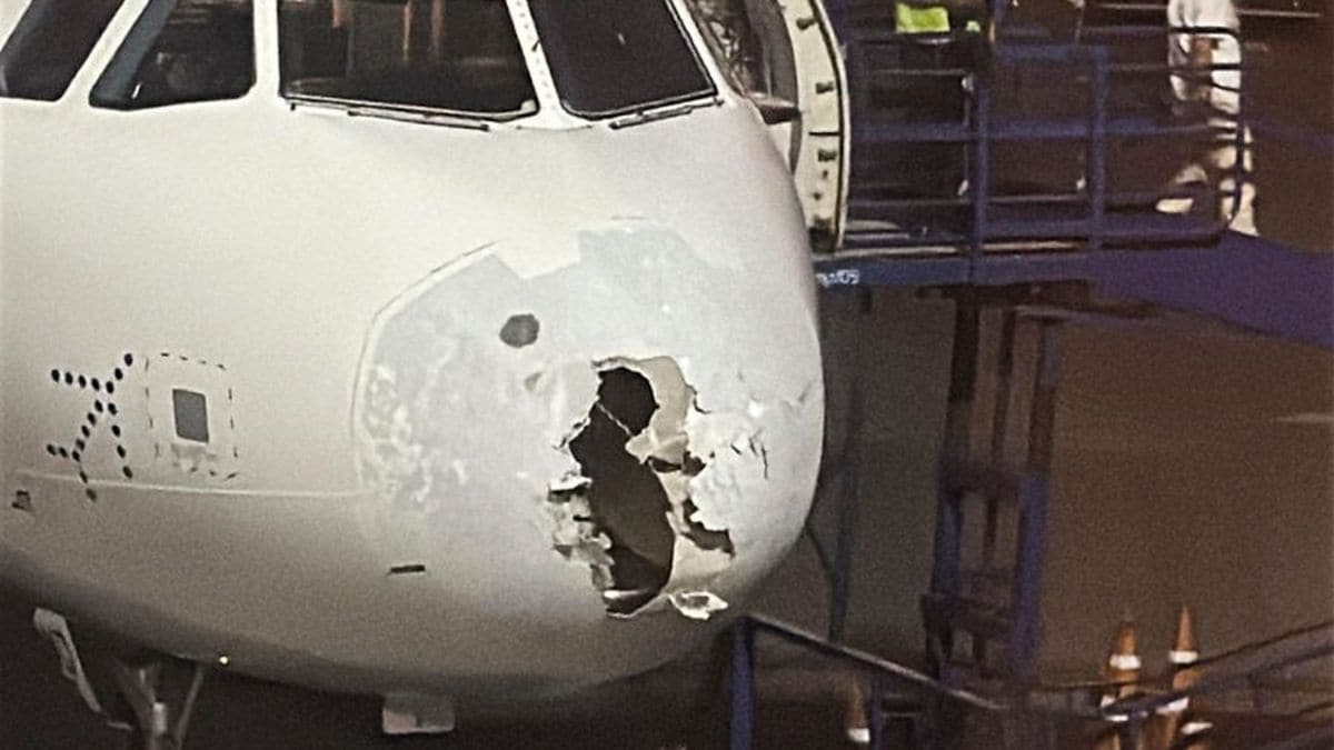 IndiGo flight from Delhi to Srinagar lands with damaged nose