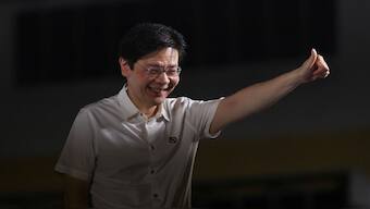 Lawrence Wong, who became Prime Minister last year, is hoping to boost support. Reuters/File Photo
