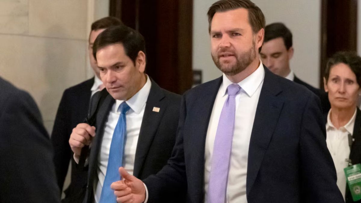 US Secretary of State Marco Rubio (R) and Vice President JD Vance. AP US Secretary of State Marco Rubio (R) and Vice President JD Vance. AP