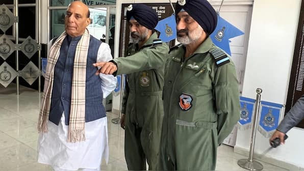 Rajnath at Bhuj airbase: ‘A witness to India’s victory over Pakistan in 1965, 1971 and again in 2025’