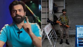 Ahmad Shahzad has issued a threat to India amid the ongoing Indo-Pak tensions. Image: Insta/Reuters