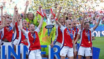 Arsenal won the Champions League for the second time after 18 years. Image: Reuters