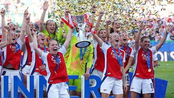 Arsenal stun Barcelona to win the Women's Champions League after 18 years