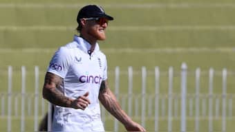 Ben Stokes during a Test match against Pakistan. Image: Reuters