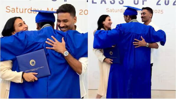 Dhanush and Aishwaryaa Rajinikanth reunite after divorce for son's graduation, share pictures