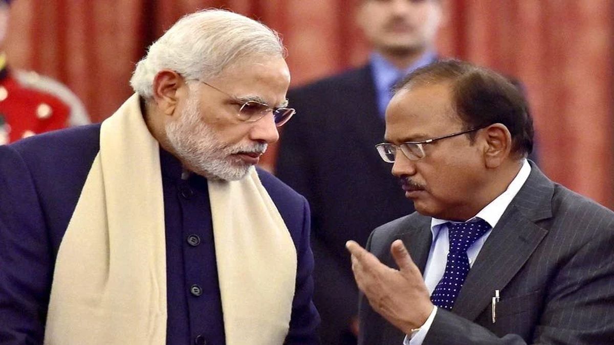 Ajit Doval has been a trusted aide to PM Modi since 2014. He serves as the PM's National Security Advisor and has the same thinking when it comes to security matter. File image/PTI Ajit Doval has been a trusted aide to PM Modi since 2014. He serves as the PM's National Security Advisor and has the same thinking when it comes to security matter. File image/PTI