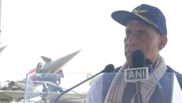 'Pakistan on probation, watching its actions’: Rajnath hails Op Sindoor at Bhuj airbase