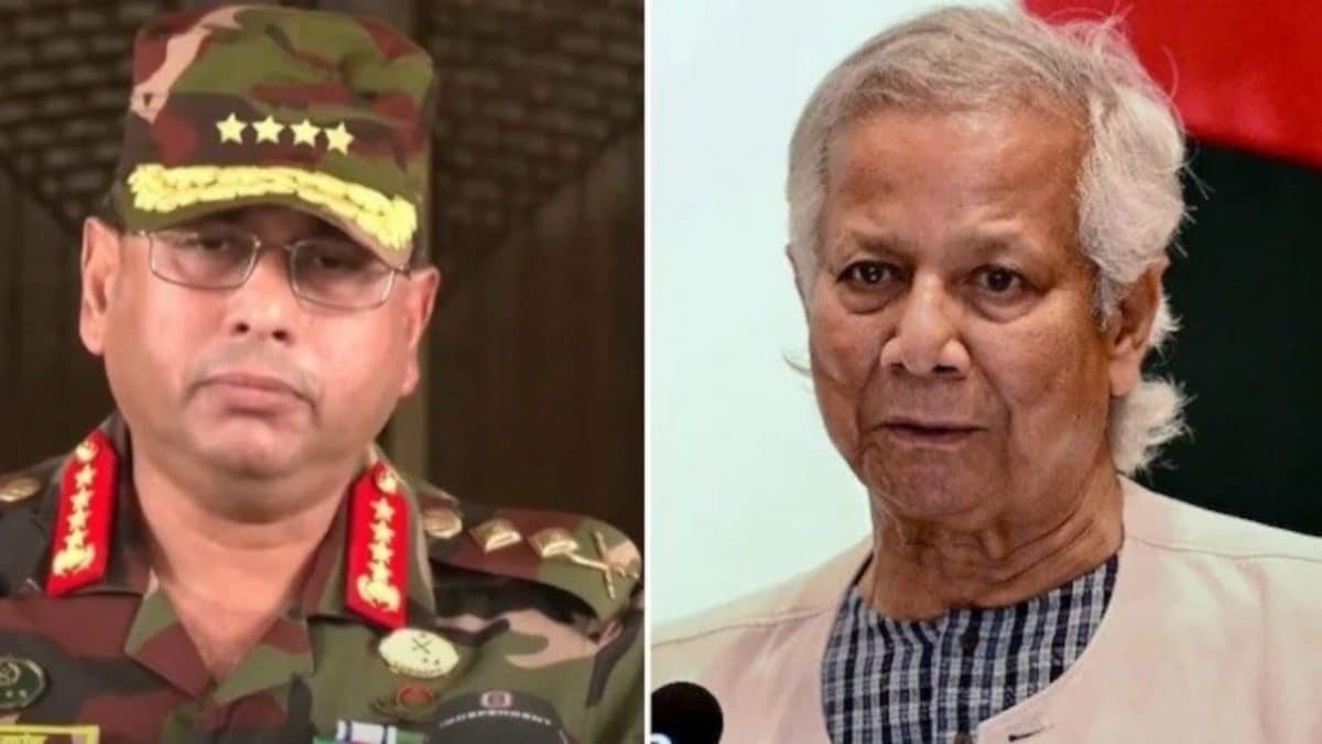 Bangladesh crisis deepens: Army chief 'unhappy' with Yunus over decisions keeping forces in dark