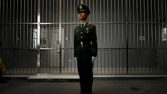 Media were given rare access to see inside another Beijing prison - No 1 - back in 2012. Source: AFP