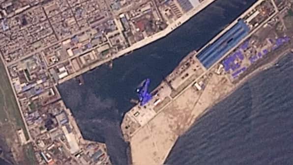Why North Korea has deployed balloons to damaged warship after botched launch
