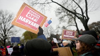 The Donald Trump administration in the US stepped up its clash with Harvard University by stripping the school of its right to admit international students. File image/Reuters