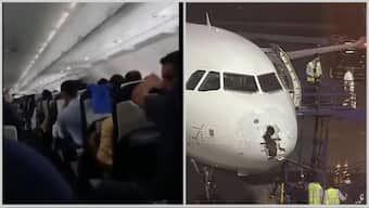 As the pilots of The IndiGo Delhi to Srinagar flight battled extreme turbulence, they made a desperate request to reroute into Pakistani airspace to avoid the storm. However, the request was denied. Image courtesy: X, PTI