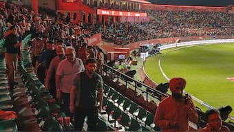 IPL 2025 match between Punjab Kings and Delhi Capitals stopped mid-way due to security concerns. Image: AFP