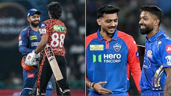 MI and DC are only two teams surviving in the IPL 2025 playoff race now after LSG's exit. Image: AFP