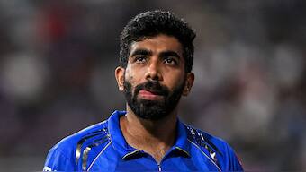 Hardik Pandya lauded Jasprit Bumrah after their win over GT. Image: AFP