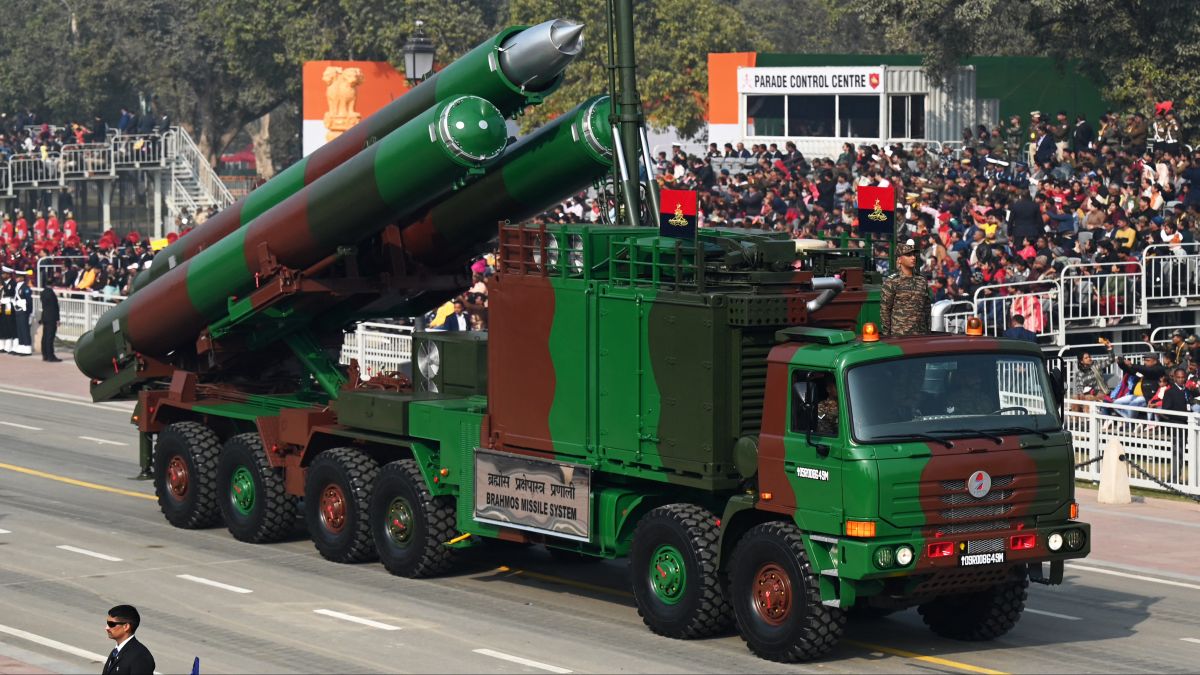Indian Army's Brahmos missile system showcased at New Delhi. It is the cornerstone of India’s conventional missile arsenal. File image/AFP Indian Army's Brahmos missile system showcased at New Delhi. It is the cornerstone of India’s conventional missile arsenal. File image/AFP