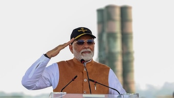 Prime Minister Narendra Modi’s visit to the Adampur airbase a day after he made a speech to the nation on Operation Sindoor. Image courtesy: X