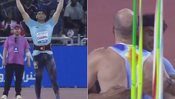 Watch | Moment Neeraj Chopra realised he crossed the 90-metre mark with a gigantic throw