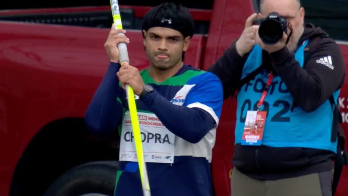 Janusz Kusocinski Memorial 2025 Highlights: Neeraj Chopra finishes second with 84.14m throw, Weber first Janusz Kusocinski Memorial 2025 Highlights: Neeraj Chopra finishes second with 84.14m throw, Weber first
