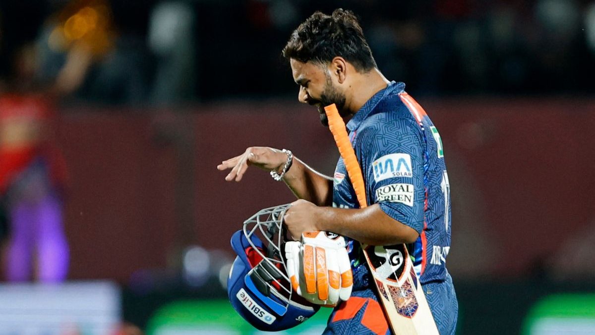 Rishabh Pant walks in frustration after losing his wicket. Image: Reuters Rishabh Pant walks in frustration after losing his wicket. Image: Reuters