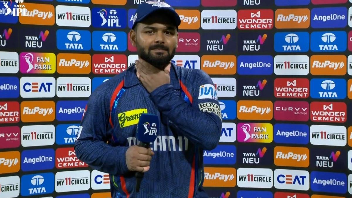 Rishabh Pant after LSG got knocked out of IPL 2025: Image: BCCI Rishabh Pant after LSG got knocked out of IPL 2025: Image: BCCI