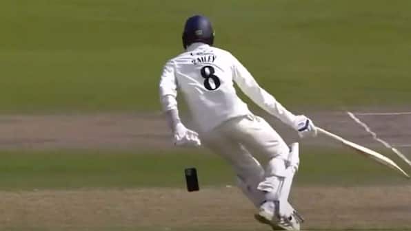 Explained: What will happen to County batter who carried mobile phone to pitch that fell out of his pocket mid-run