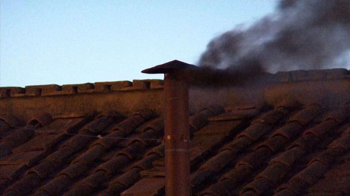 Black smoke signals no pope elected in morning conclave votes