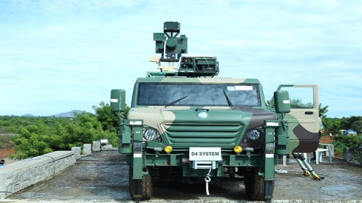 The DRDO-developed D-4 anti-drone system proved highly effective against Pakistan's drones during escalations in May, after Operation Sindoor. File image/PIB. The DRDO-developed D-4 anti-drone system proved highly effective against Pakistan's drones during escalations in May, after Operation Sindoor. File image/PIB.