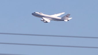 Each E-4B can carry up to 112 personnel and has a flight range of over 7,000 miles. Reuters/File Photo

