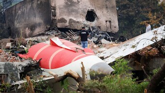 Out of the 242 on board, 241 lost their lives. Reuters
