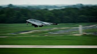 A B-2 Spirit stealth bomber at Whiteman Air Force Base, Missouri. US Air Force/Reuters
