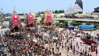 (File) The Rath Yatra starts today and will end on July 8. AFP